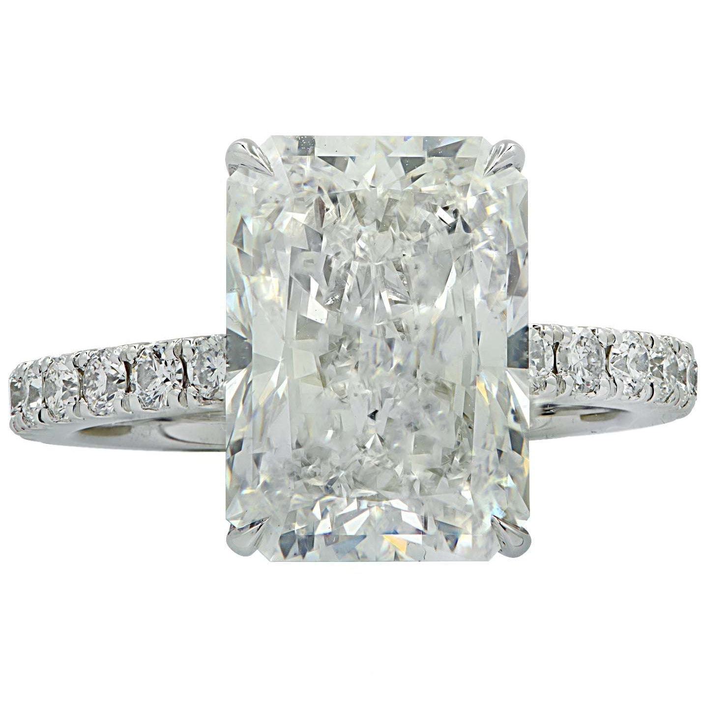 Vivid Diamonds GIA Certified 5.25 Carat Radiant Cut Diamond Engagement Ring -V34121 Vivid Diamonds