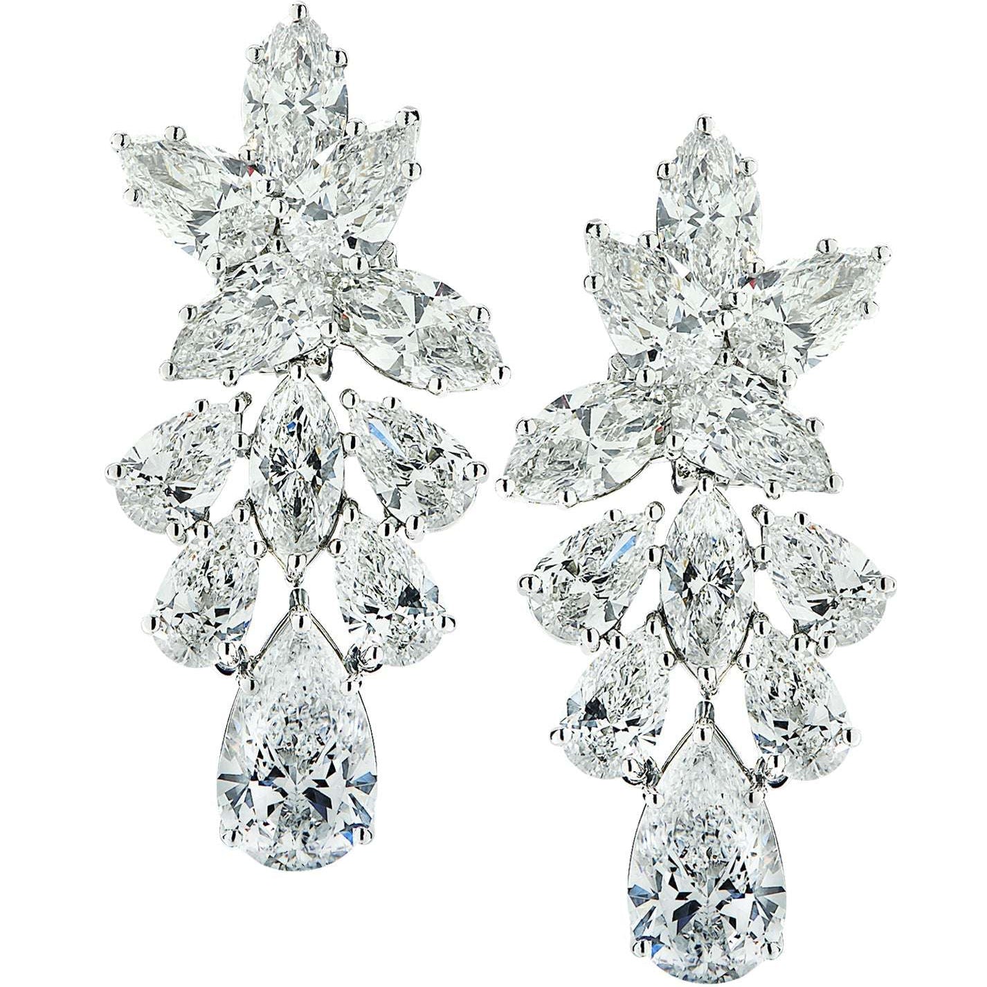 Vivid Diamonds GIA Certified Diamond Dangle Earring -V34589 Vivid Diamonds