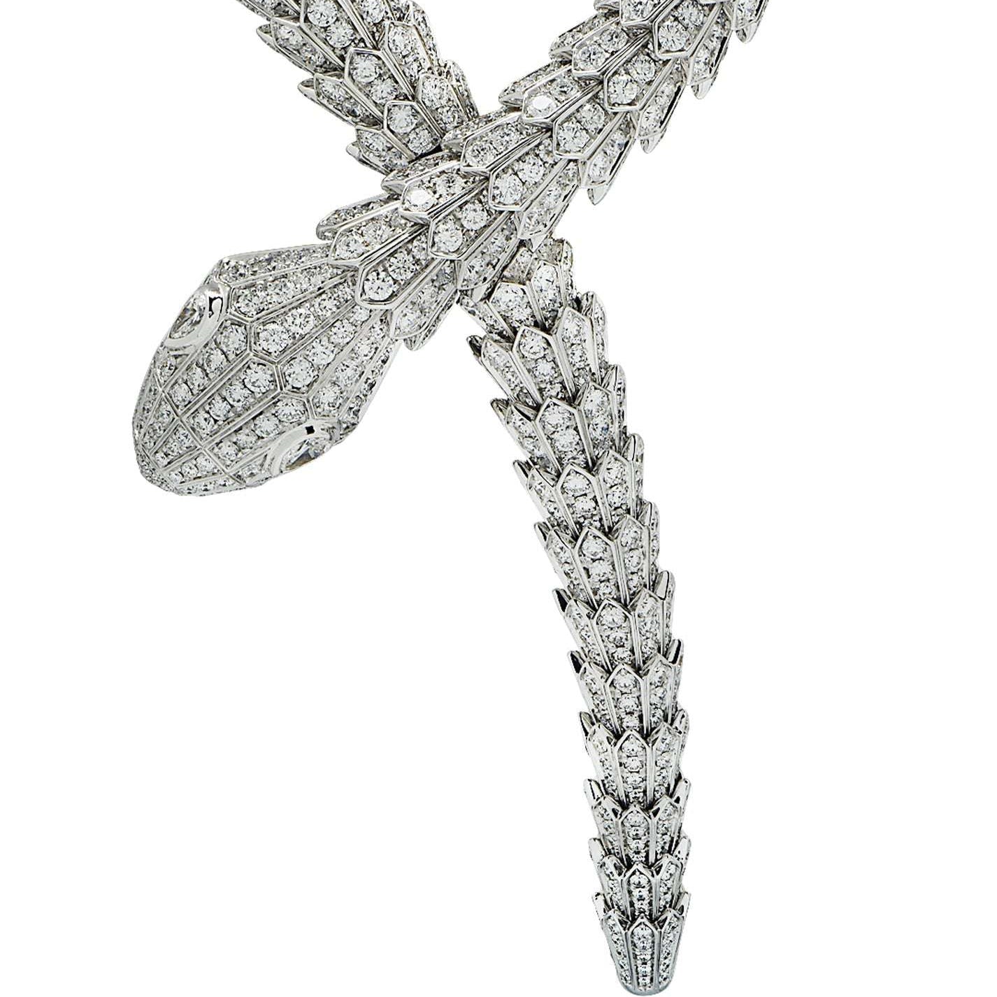 Bvlgari Serpenti Diamond Necklace - V43641 Vivid Diamonds
