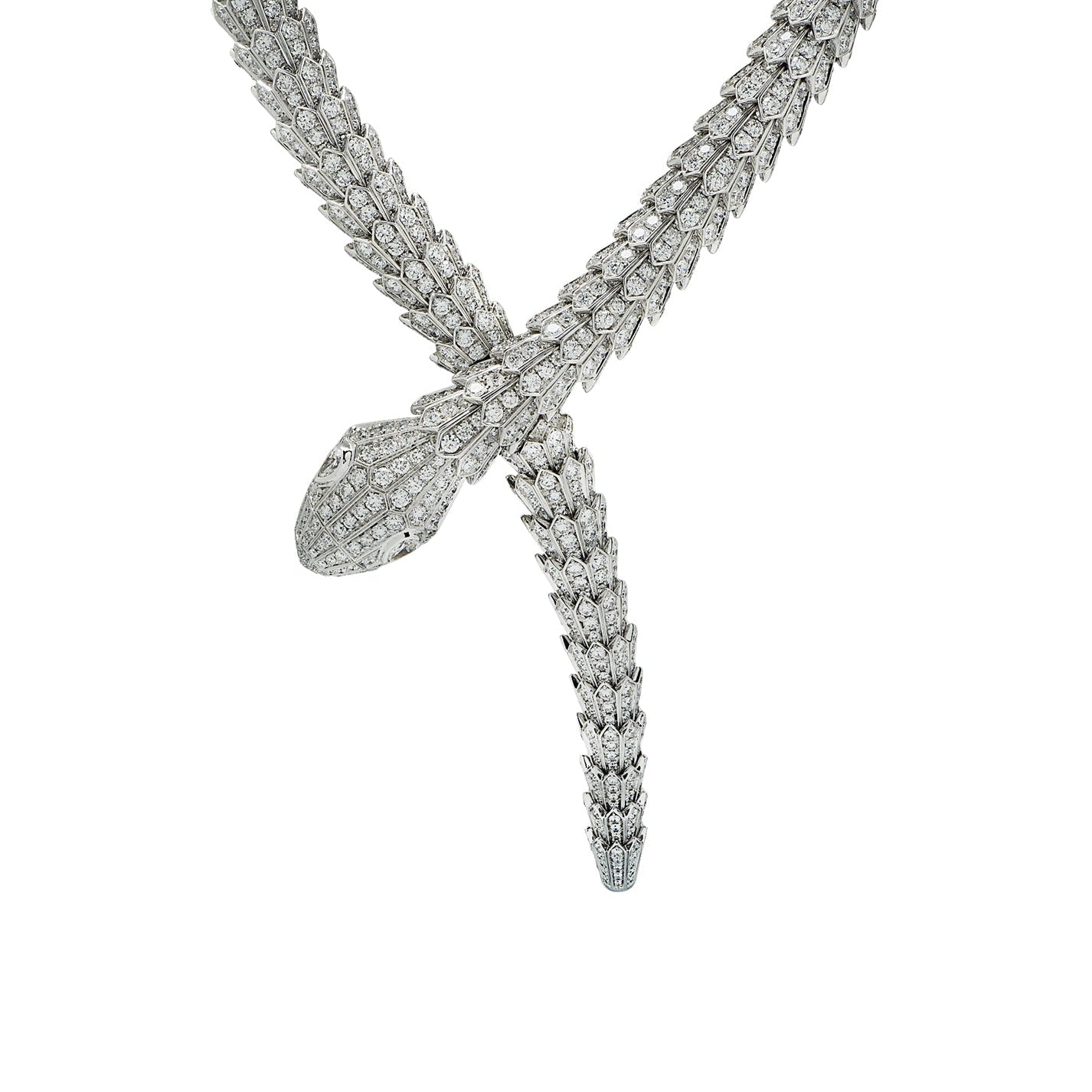 Bvlgari Serpenti Diamond Necklace - V43641 Vivid Diamonds