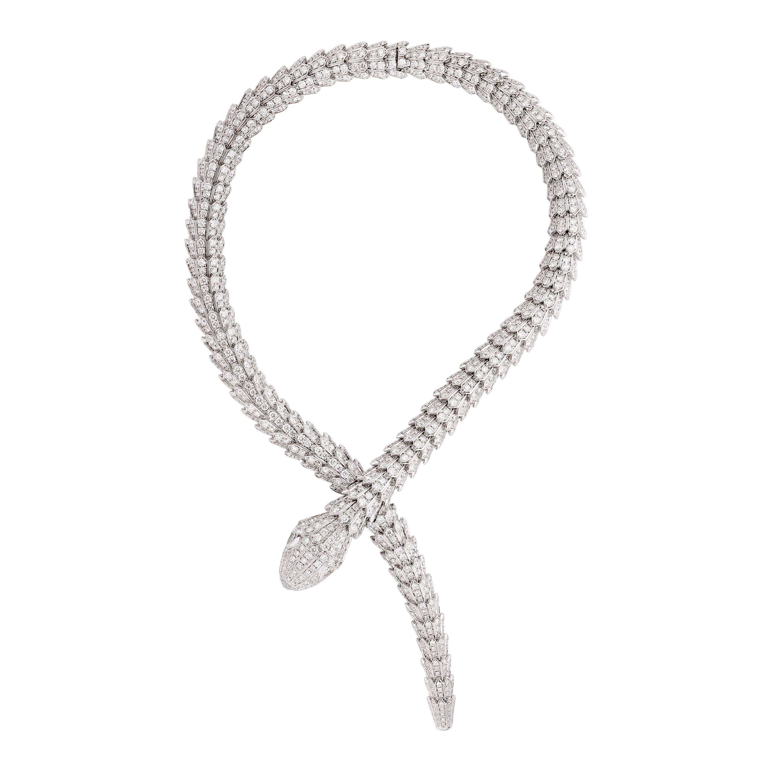 Bvlgari Serpenti Diamond Necklace - V43641 Vivid Diamonds