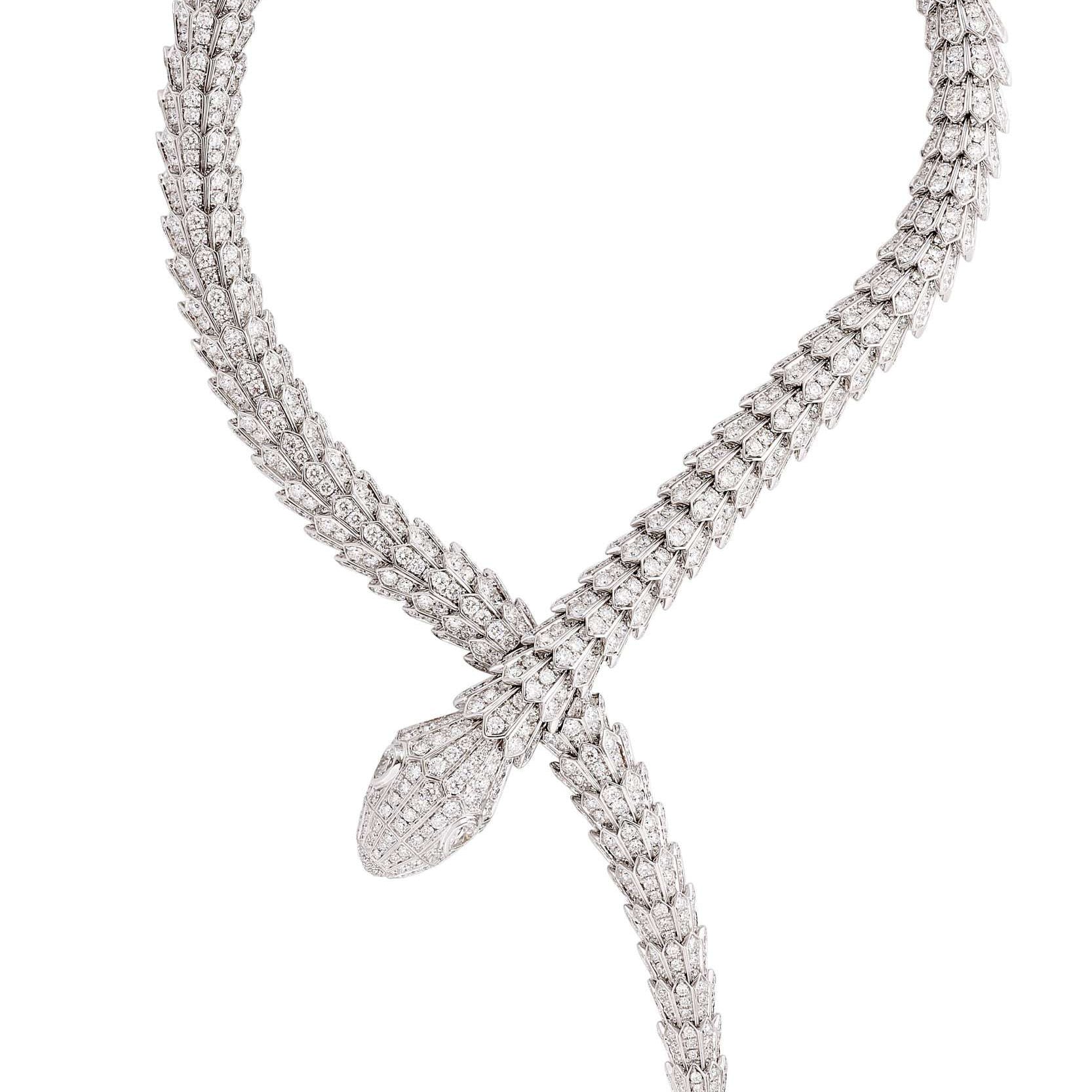 Bvlgari Serpenti Diamond Necklace - V43641 Vivid Diamonds