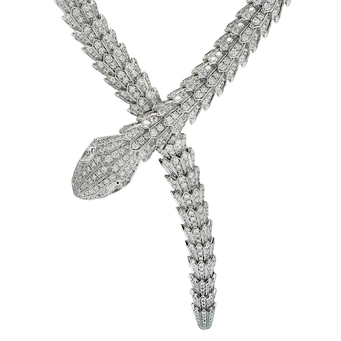 Bvlgari Serpenti Diamond Necklace - V43641 Vivid Diamonds