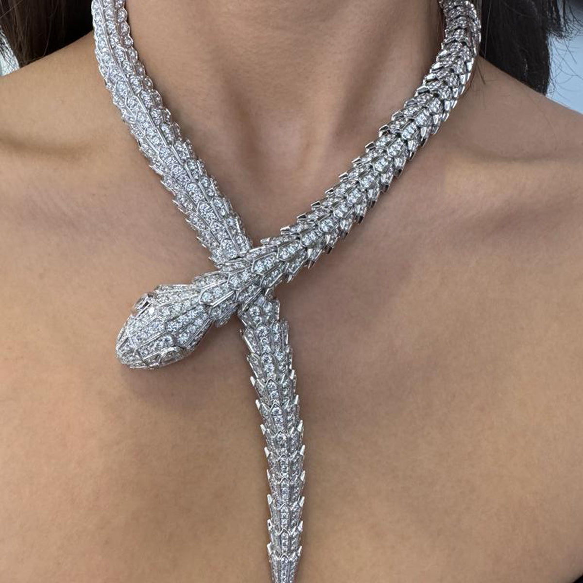 Bvlgari Serpenti Diamond Necklace - V43641 Vivid Diamonds