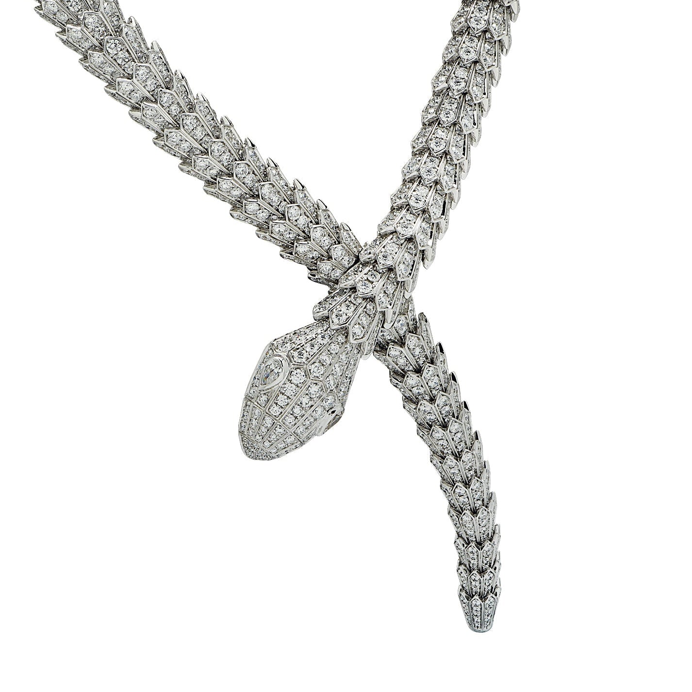 Bvlgari Serpenti Diamond Necklace - V43641 Vivid Diamonds