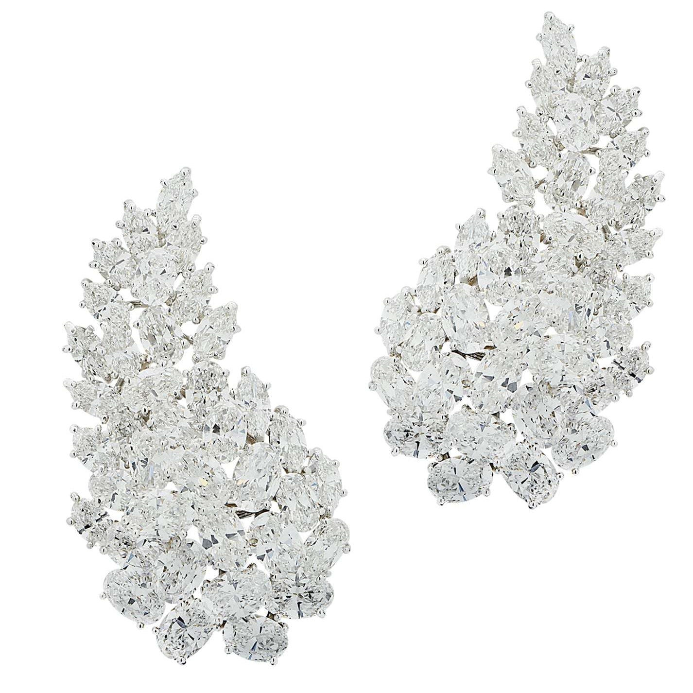 Hammerman Brothers 30 Carat Diamond Earrings - V3945 Vivid Diamonds