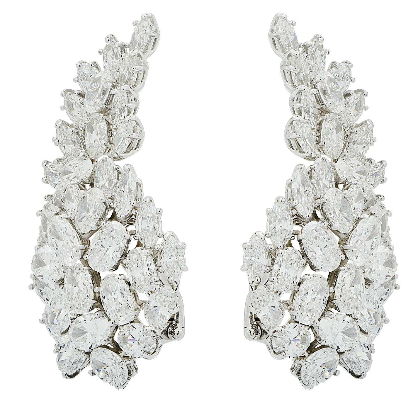 Hammerman Brothers 30 Carat Diamond Earrings - V3945 Vivid Diamonds