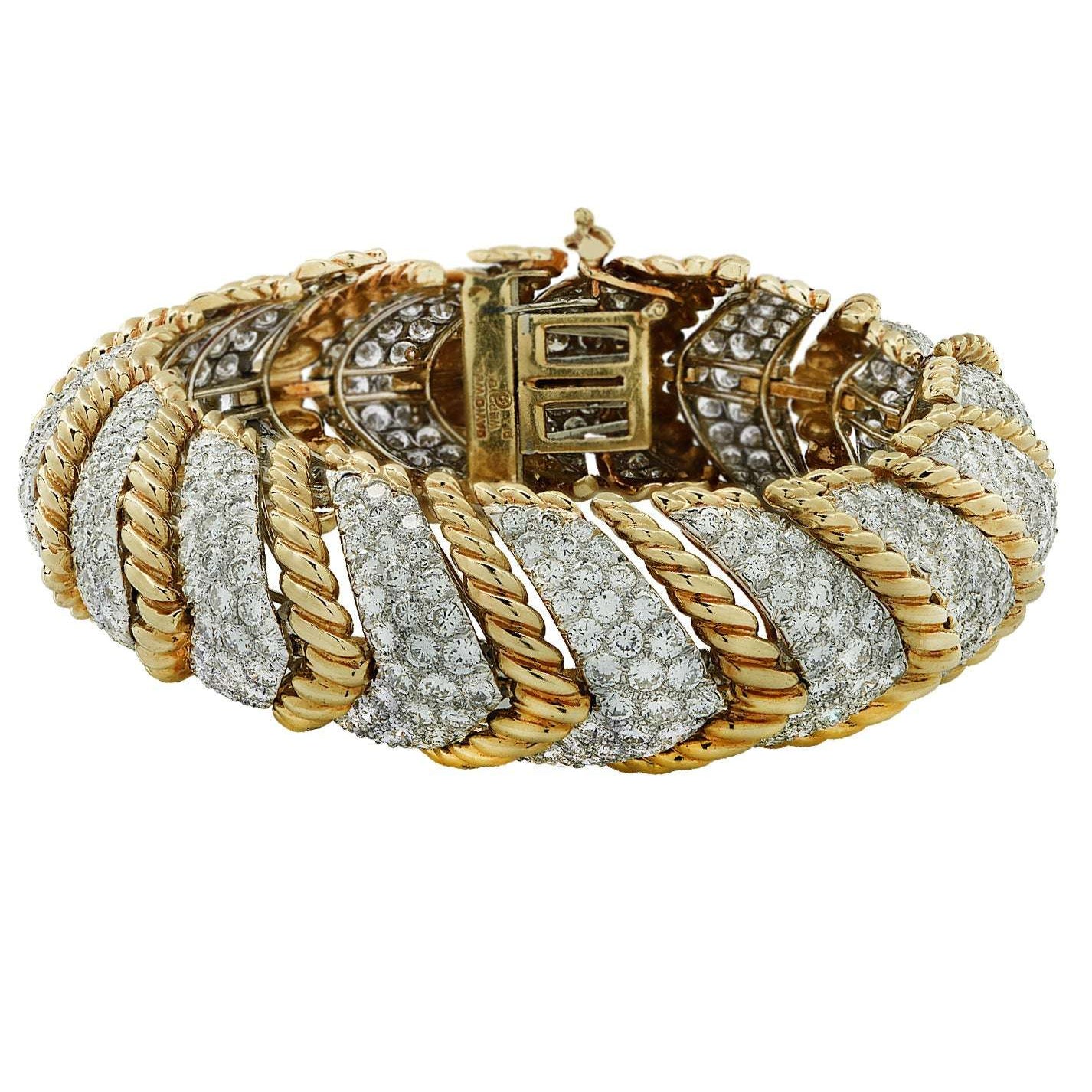 David Webb 27 Carat Diamond Bracelet -V44753 Vivid Diamonds