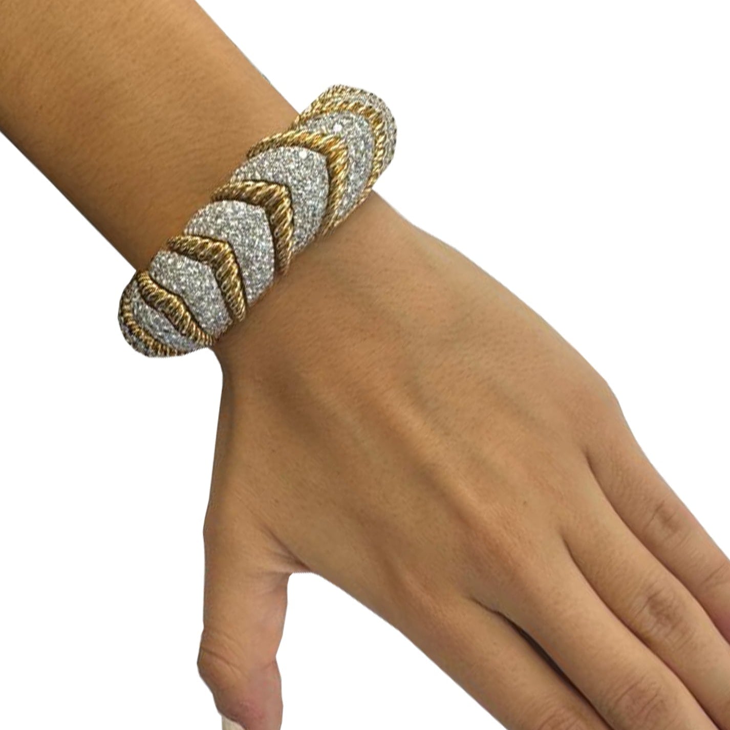 David Webb 27 Carat Diamond Bracelet -V44753 Vivid Diamonds