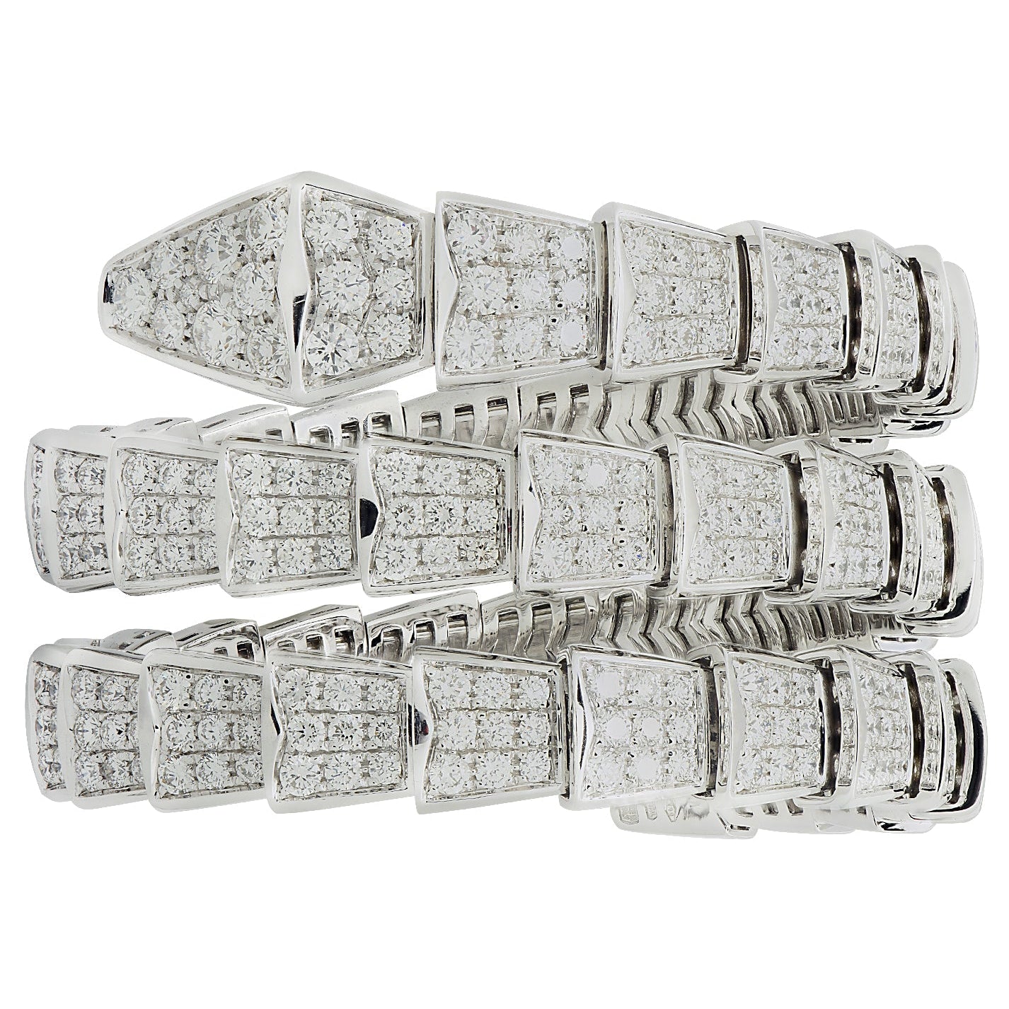 Bvlgari Double Coil Serpenti Viper -V45199 Vivid Diamonds
