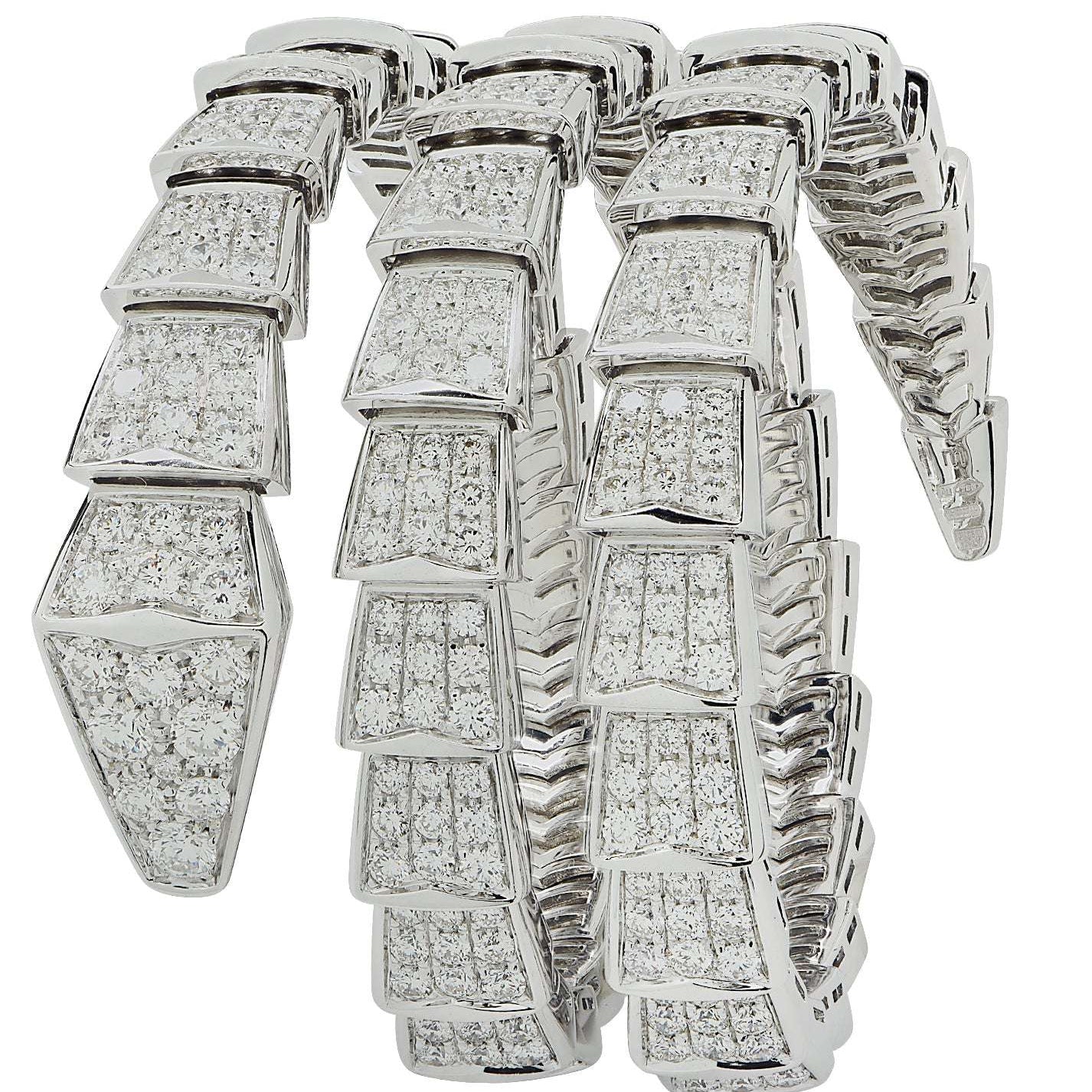 Bvlgari Double Coil Serpenti Viper -V45199 Vivid Diamonds