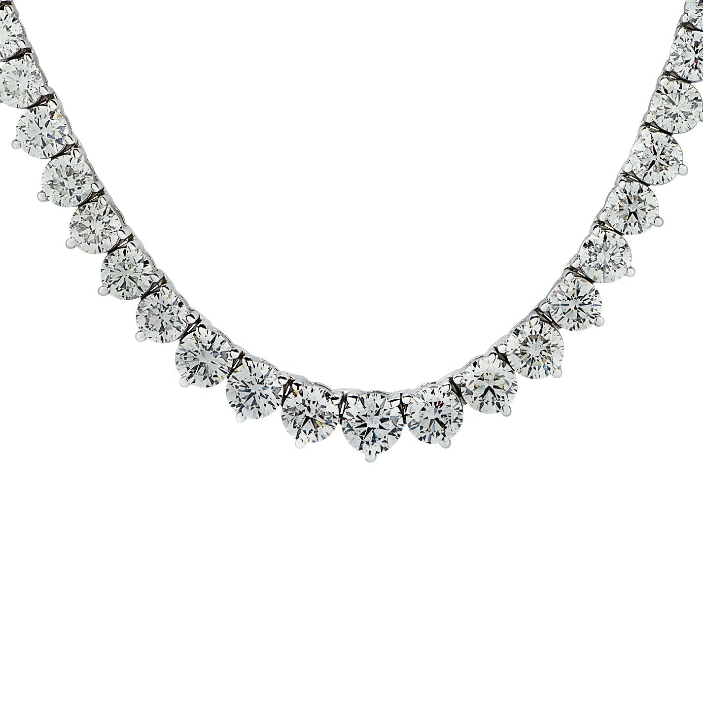 Vivid Diamonds 15.68 Carat Riviere Necklace -V41983 Vivid Diamonds