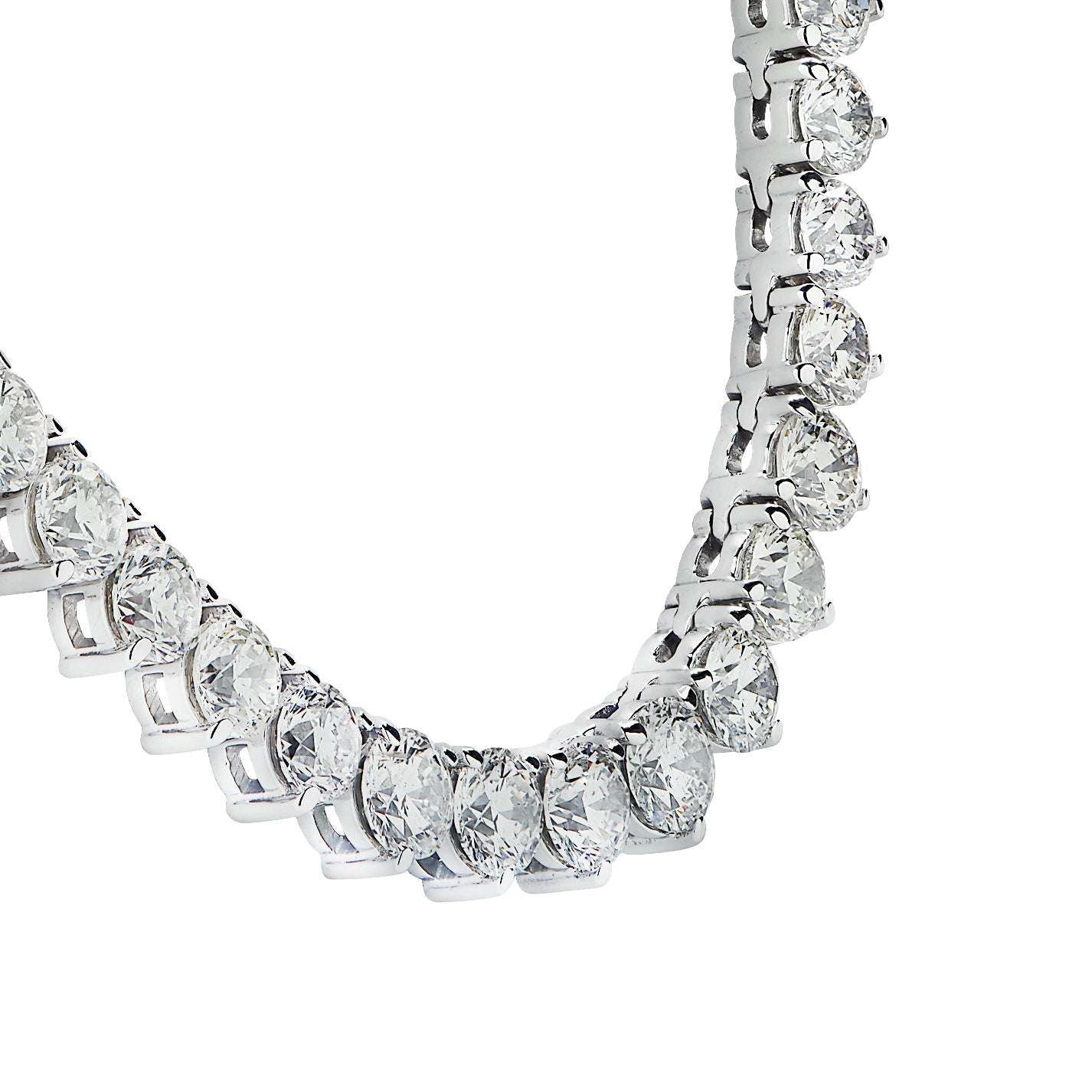 Vivid Diamonds 15.68 Carat Riviere Necklace -V41983 Vivid Diamonds