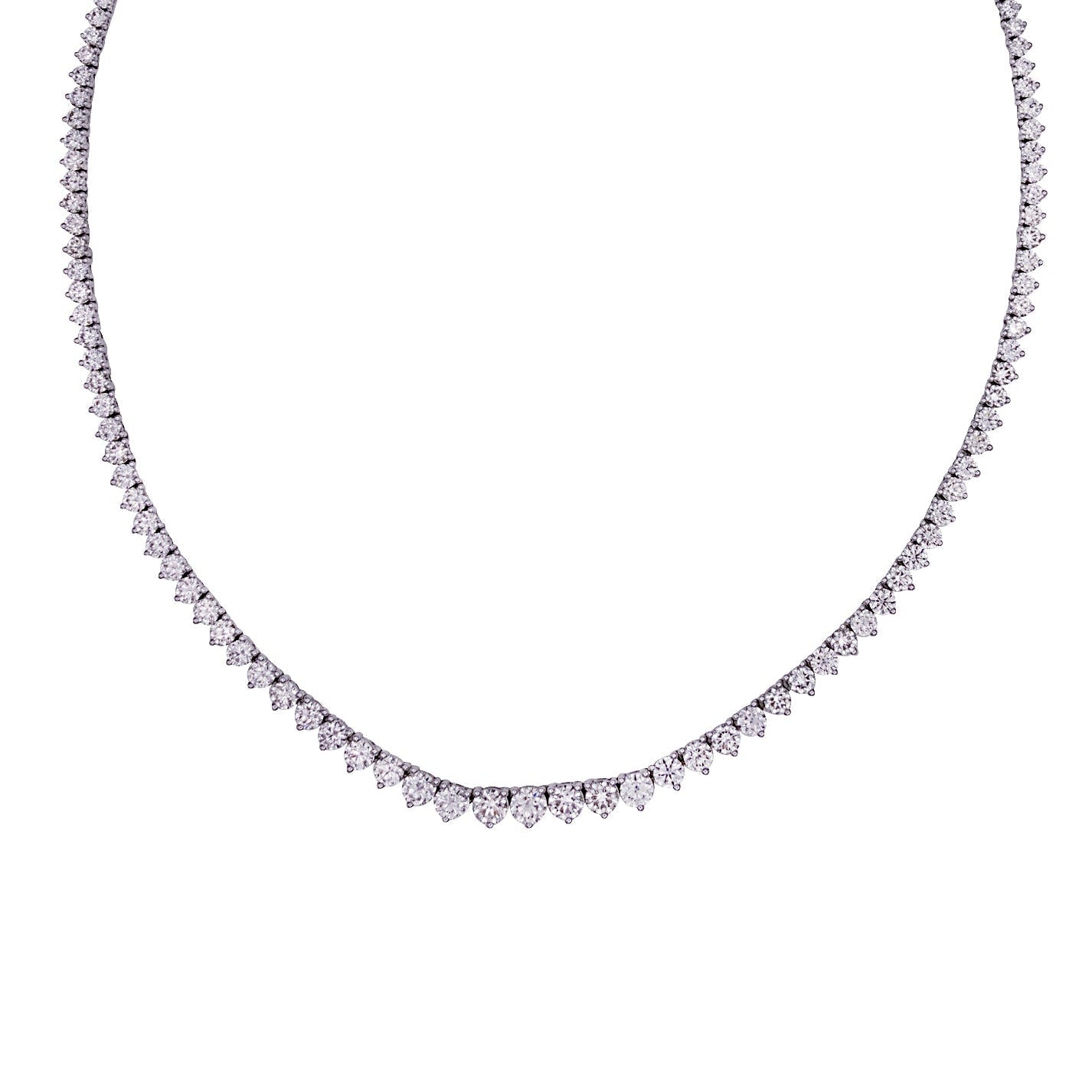 Vivid Diamonds 15.68 Carat Riviere Necklace -V41983 Vivid Diamonds