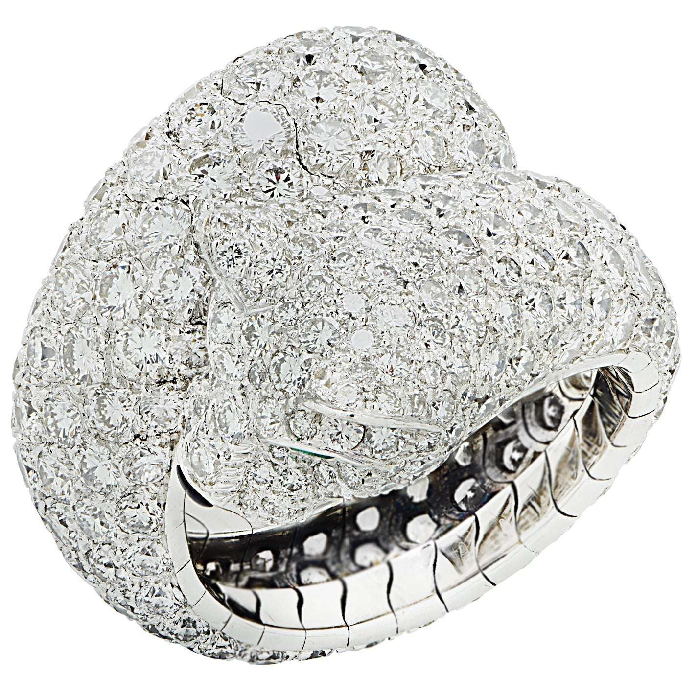 Panthere de Cartier 6.50 Carat Diamond Ring -V46337 Vivid Diamonds