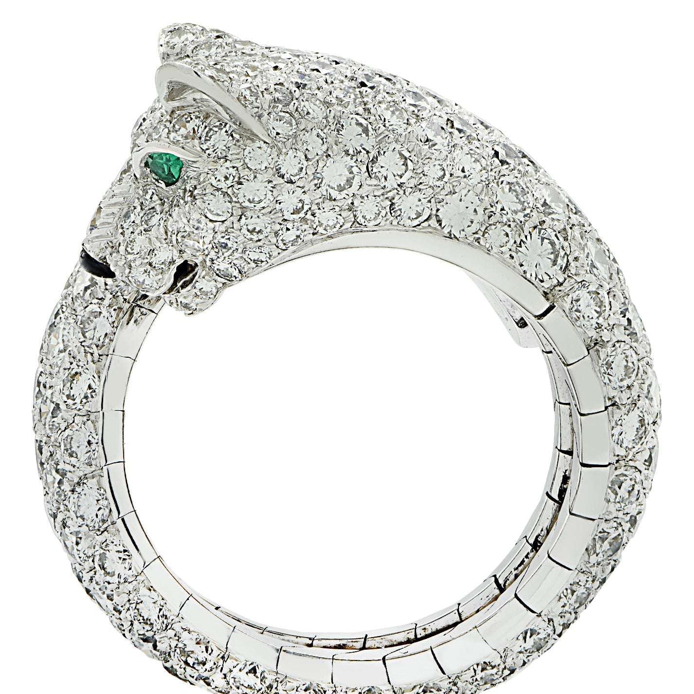 Panthere de Cartier 6.50 Carat Diamond Ring -V46337 Vivid Diamonds