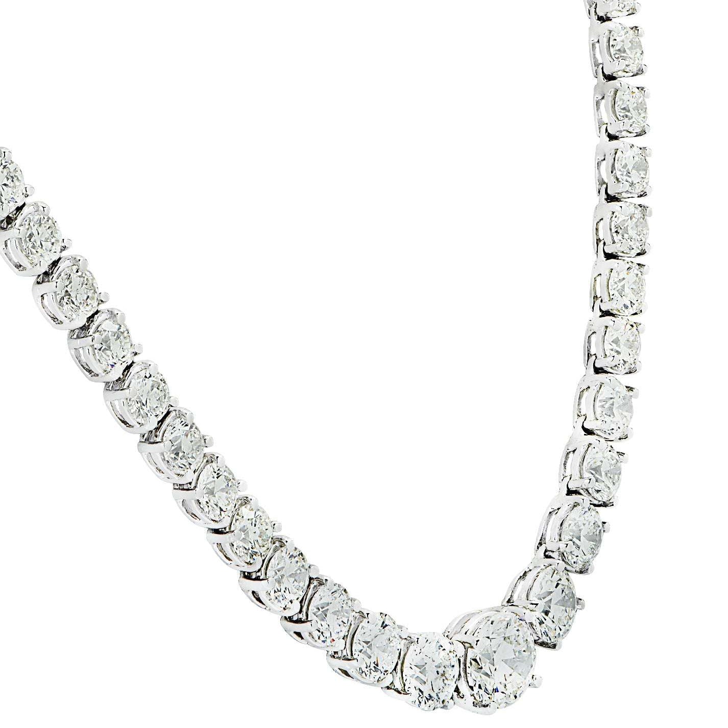 Vivid Diamonds 24.88 Carat Diamond Riviera Necklace - V46394 Vivid Diamonds