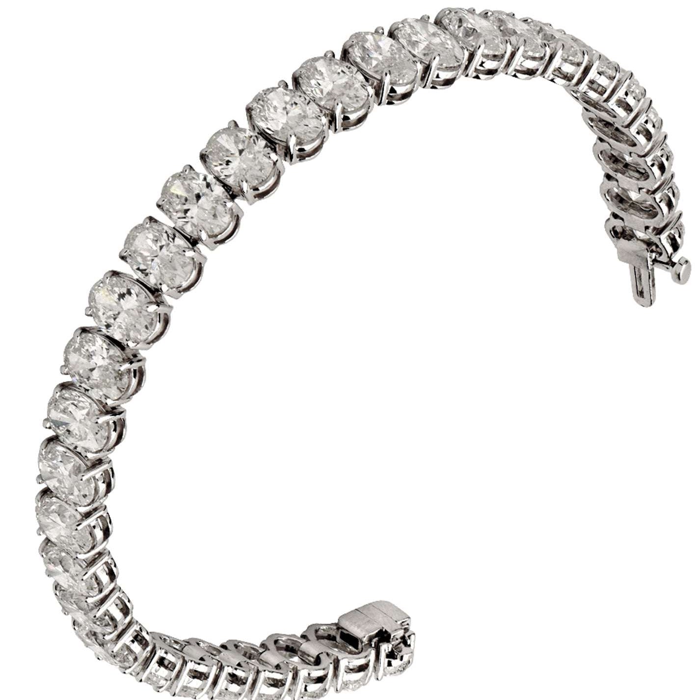 19.52ct Oval Diamond Bracelet - V48257 Vivid Diamonds
