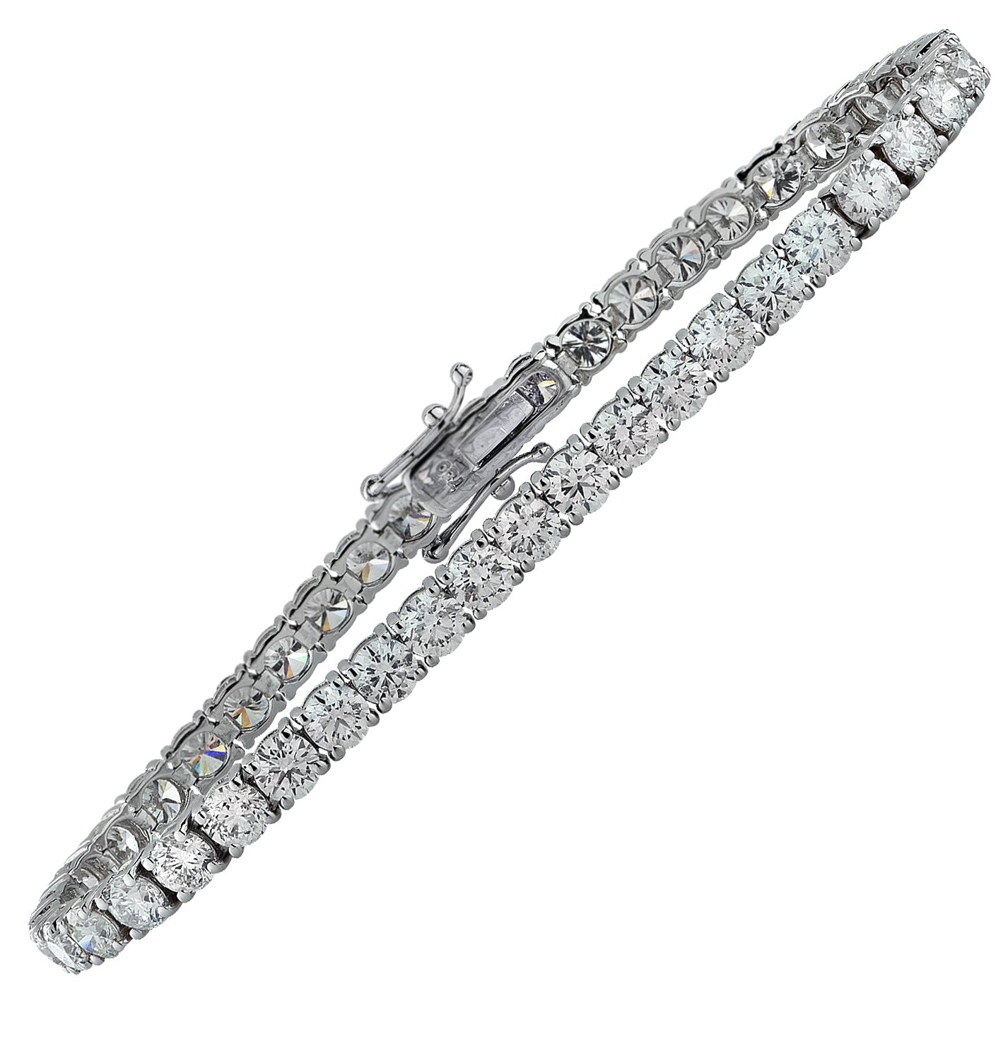 Vivid Diamonds 14.43 Carat Diamond Tennis Bracelet -V36277