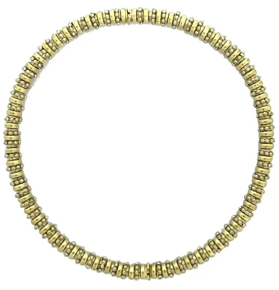 18 Karat Yellow Gold Bead Necklace -V47181 - Vivid Diamonds