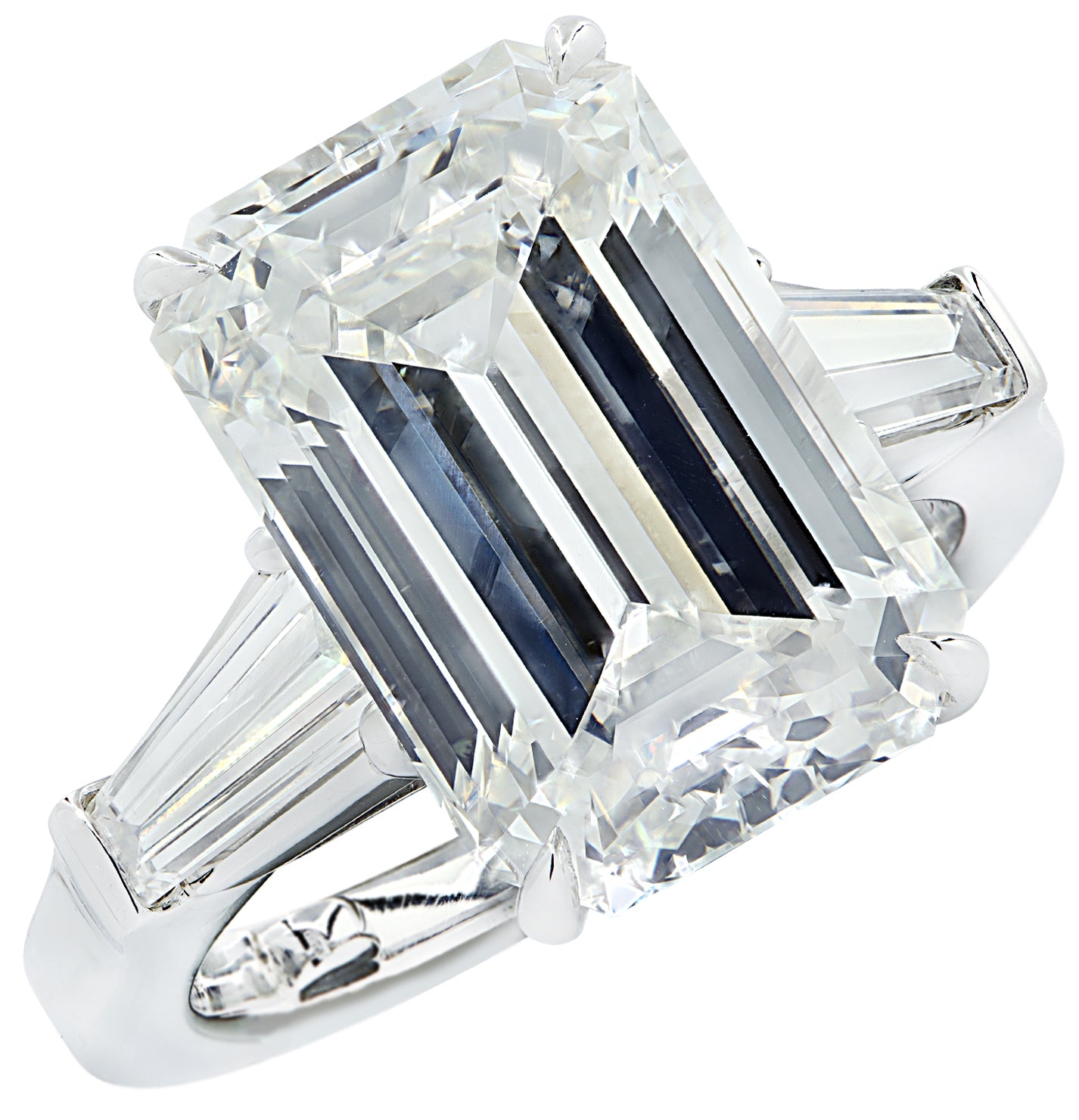 Vivid Diamonds GIA Certified 7.52 Carat Emerald Cut Engagement Ring -V42392 - vividdiamonds