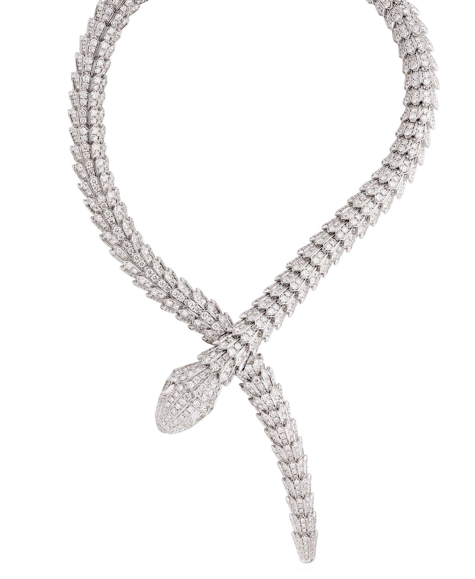 Bvlgari Serpenti Diamond Necklace - V43641 Vivid Diamonds
