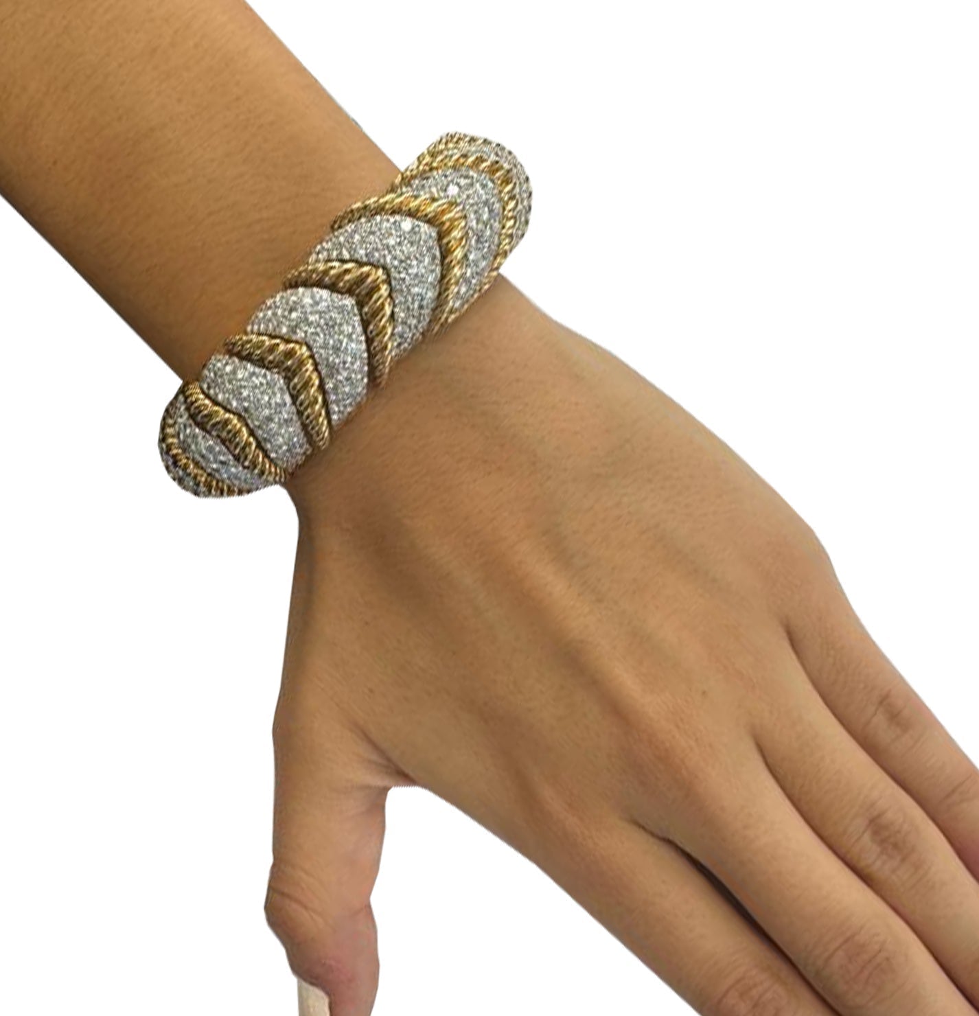 David Webb 27 Carat Diamond Bracelet -V44753 Vivid Diamonds