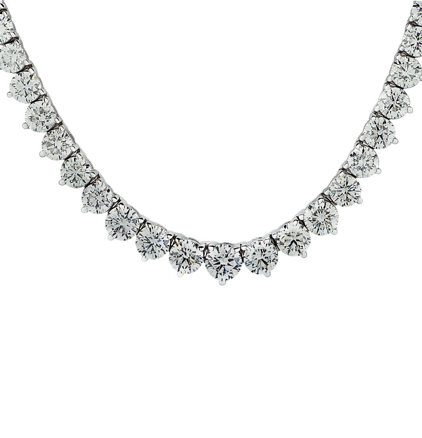 Vivid Diamonds 15.68 Carat Riviere Necklace -V41983 Vivid Diamonds