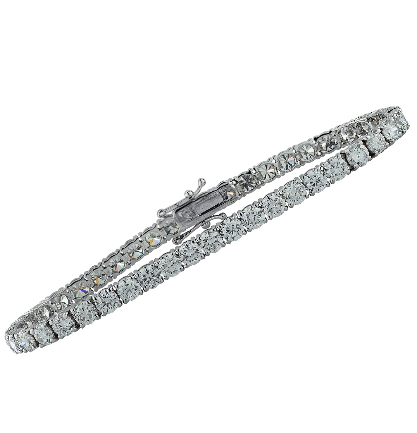 Vivid Diamonds 4.94 Carat Diamond Tennis Bracelet -V45445