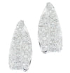 10 Carat Pave Diamond Hoop Earrings-V45595 - vividdiamonds