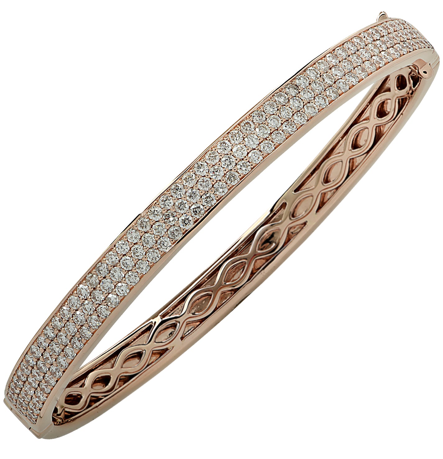 Vivid Diamonds 4.34 carat Diamond Bangle Bracelet -V45669