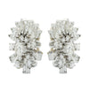 6 Carat Diamond Starburst Earrings -V45690 - vividdiamonds