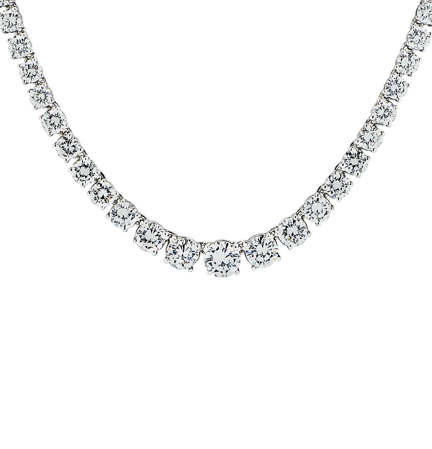 Vivid Diamonds 23.19 Carat Diamond Riviera Necklace -V46052