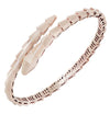 Bvlgari Serpenti Viper, Single Coil 18k Rose Gold Bangle Bracelet -V46061