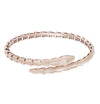 Bvlgari Serpenti Viper, Single Coil 18k Rose Gold Bangle Bracelet -V46061