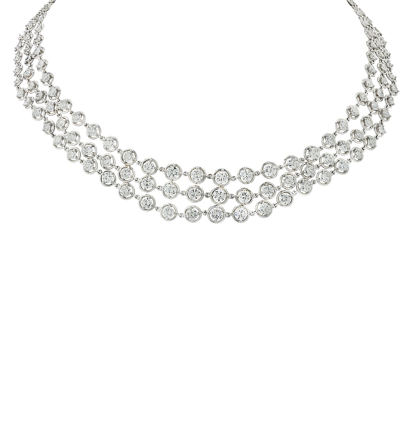 Vivid Diamonds 23.73 Carat Diamond Necklace -V46240 - vividdiamonds