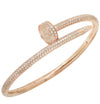 Cartier Juste Un Clou Pave Diamond Bangle Bracelet -V46338 - vividdiamonds