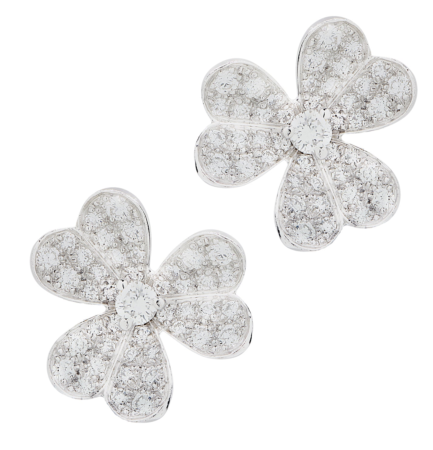 Van Cleef & Arpels Frivole Diamond Earrings -V46468