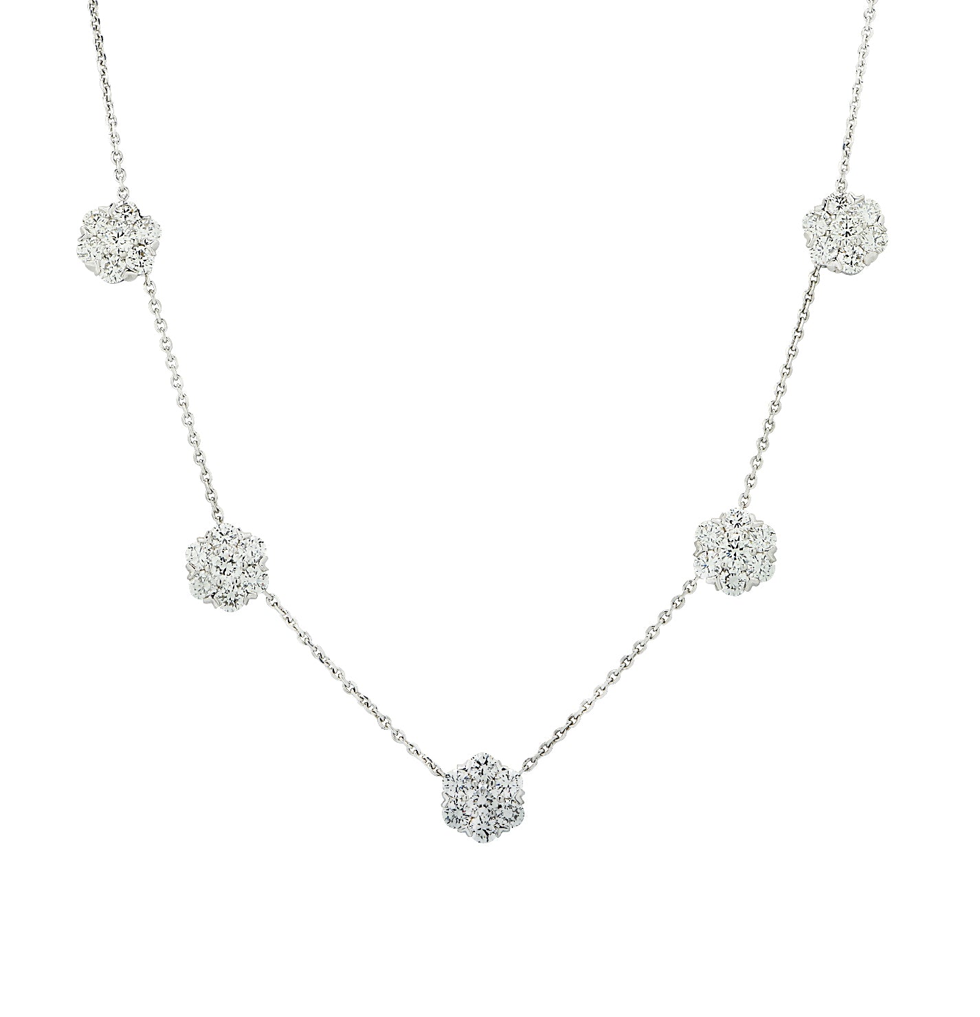 Van Cleef & Arpels Fleurette 5 Station Diamond motif-V46469