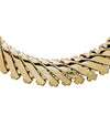 German Modernist 18 Karat Yellow Gold Wide Choker Necklace -V46495 - vividdiamonds