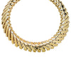 German Modernist 18 Karat Yellow Gold Wide Choker Necklace -V46495 - vividdiamonds