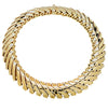 German Modernist 18 Karat Yellow Gold Wide Choker Necklace -V46495 - vividdiamonds