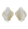 18 Karat Two Tone 11.60 Carat Diamond Earrings -V46498 - vividdiamonds