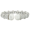 10 Carat Pave Diamond and Pearl Cuff Bracelet -V46499