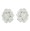 10 Carat Diamond Pave Flower Earrings -V46506