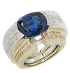 David Webb 10.2 Carat Sapphire &amp; Diamond Ring -V46596 - vividdiamonds