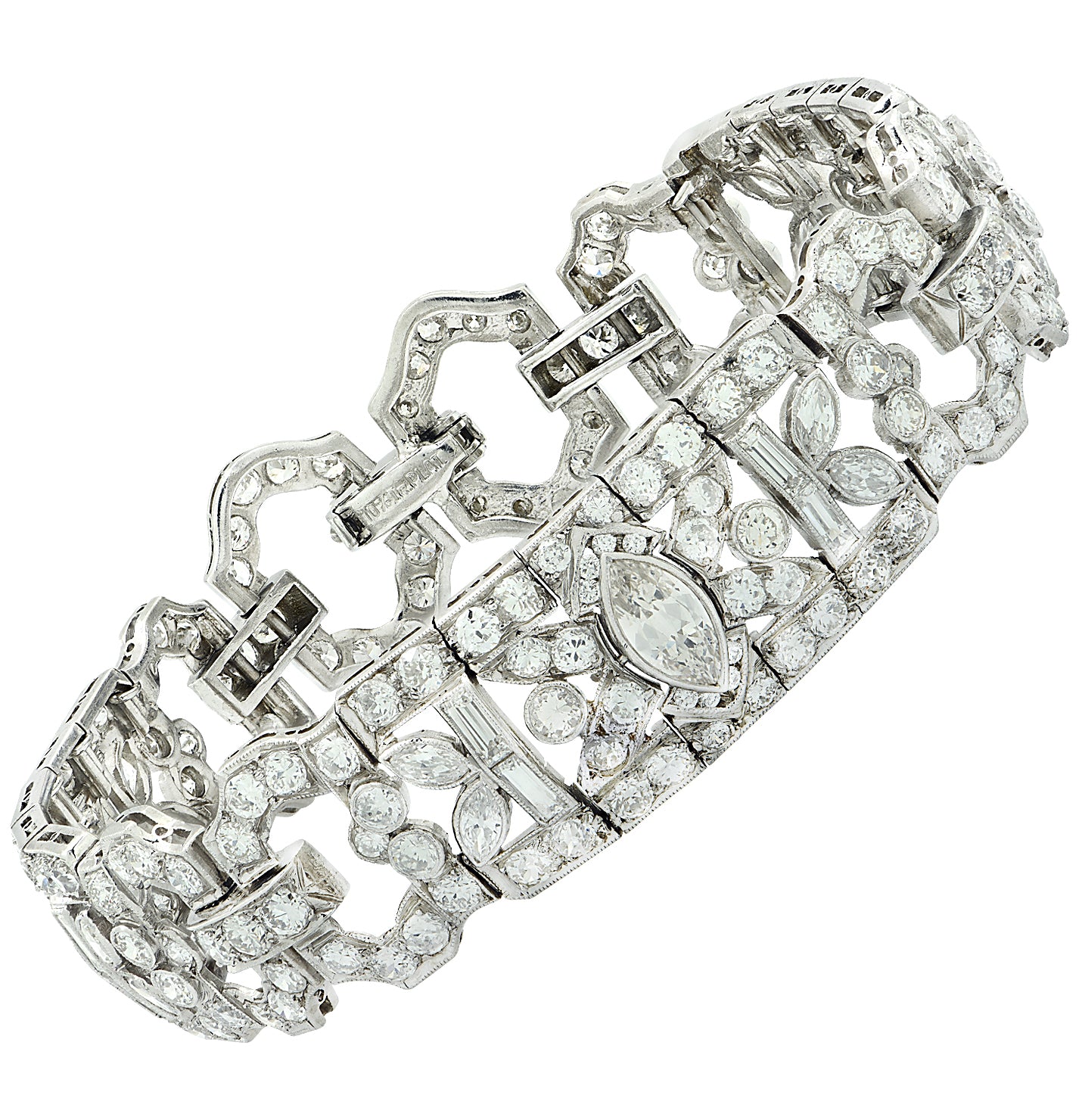 Art Deco 9.5 Carat Diamond Bracelet -V46698