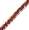 38 Carat Burma Ruby &amp; Diamond Mystery Set Bracelet -V46700 - vividdiamonds