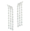 Vivid Diamonds 6 Carat Diamond Dangle Waterfall Earrings-V47021