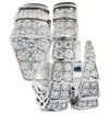 Bvlgari Double Coil Diamond Viper Serpenti Ring -V47080